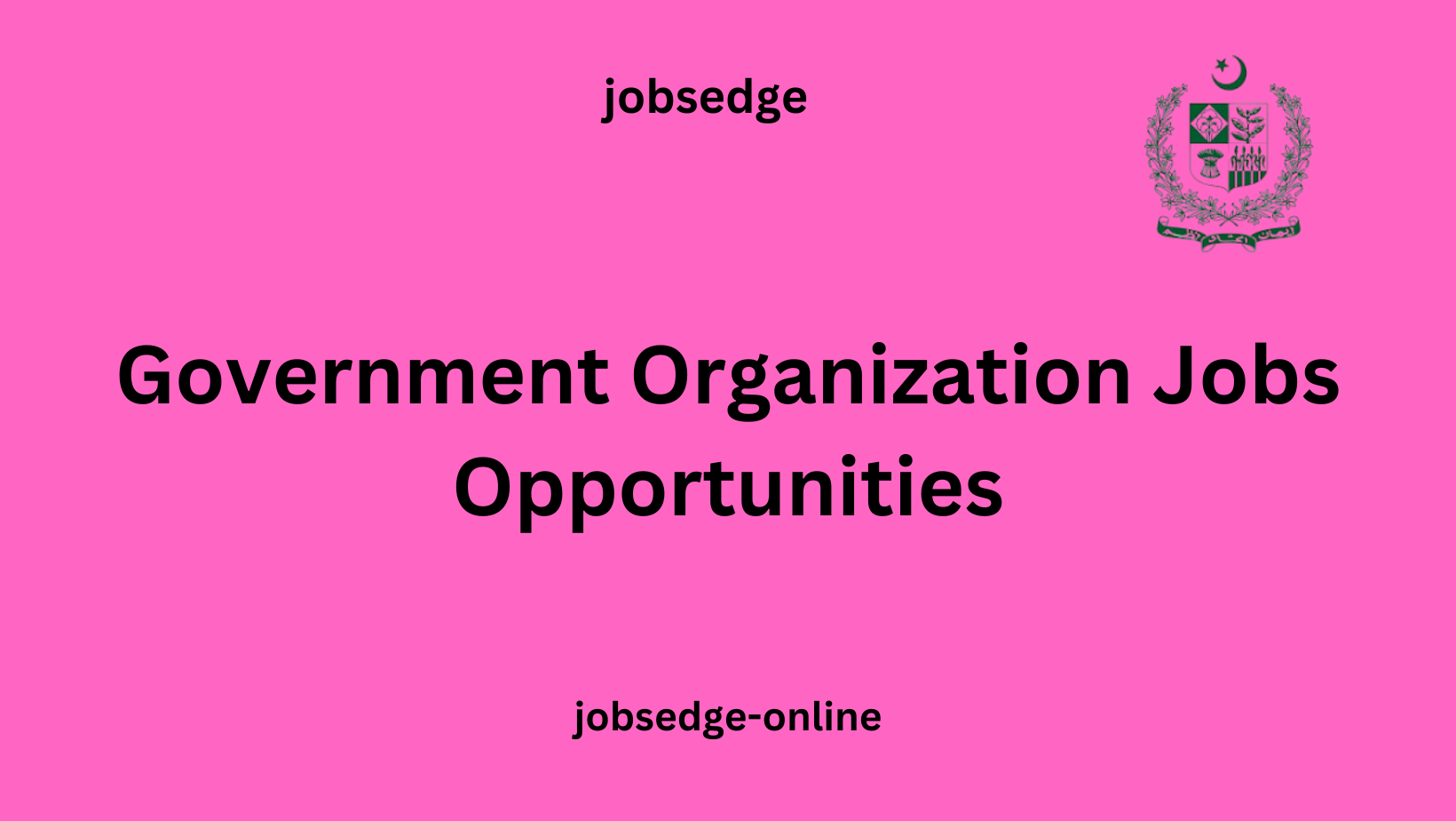 Government Organization Jobs Opportunities